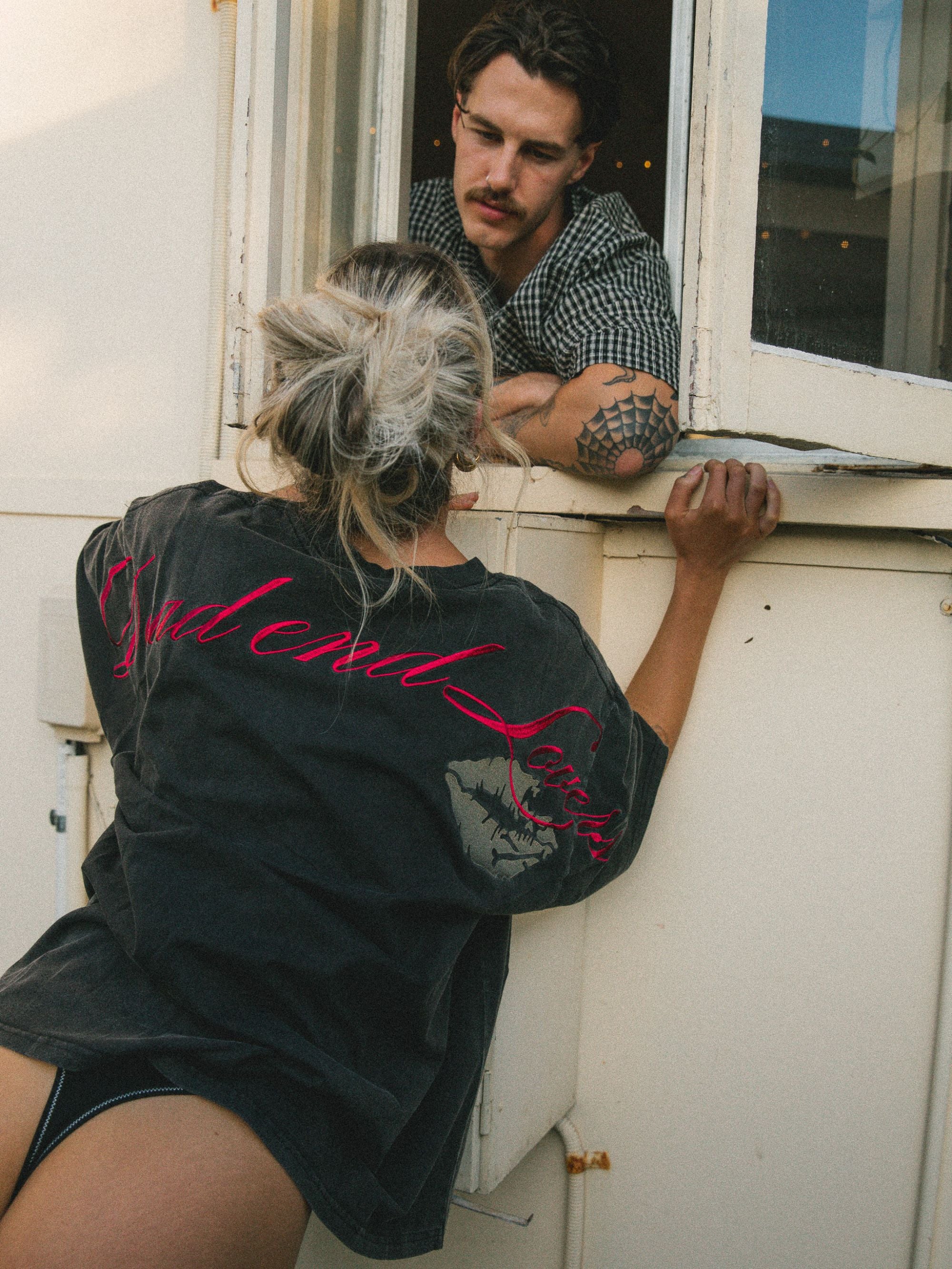 Dead End Lover Tee - Washed Black