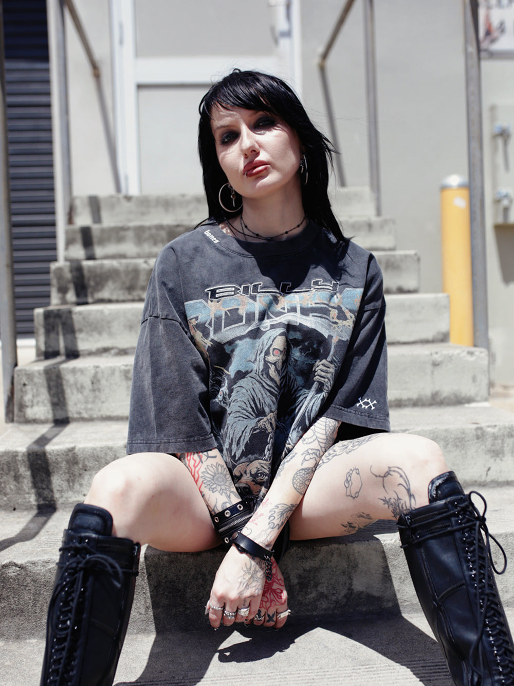 Till The End Legacy Tee - Sunfaded Black