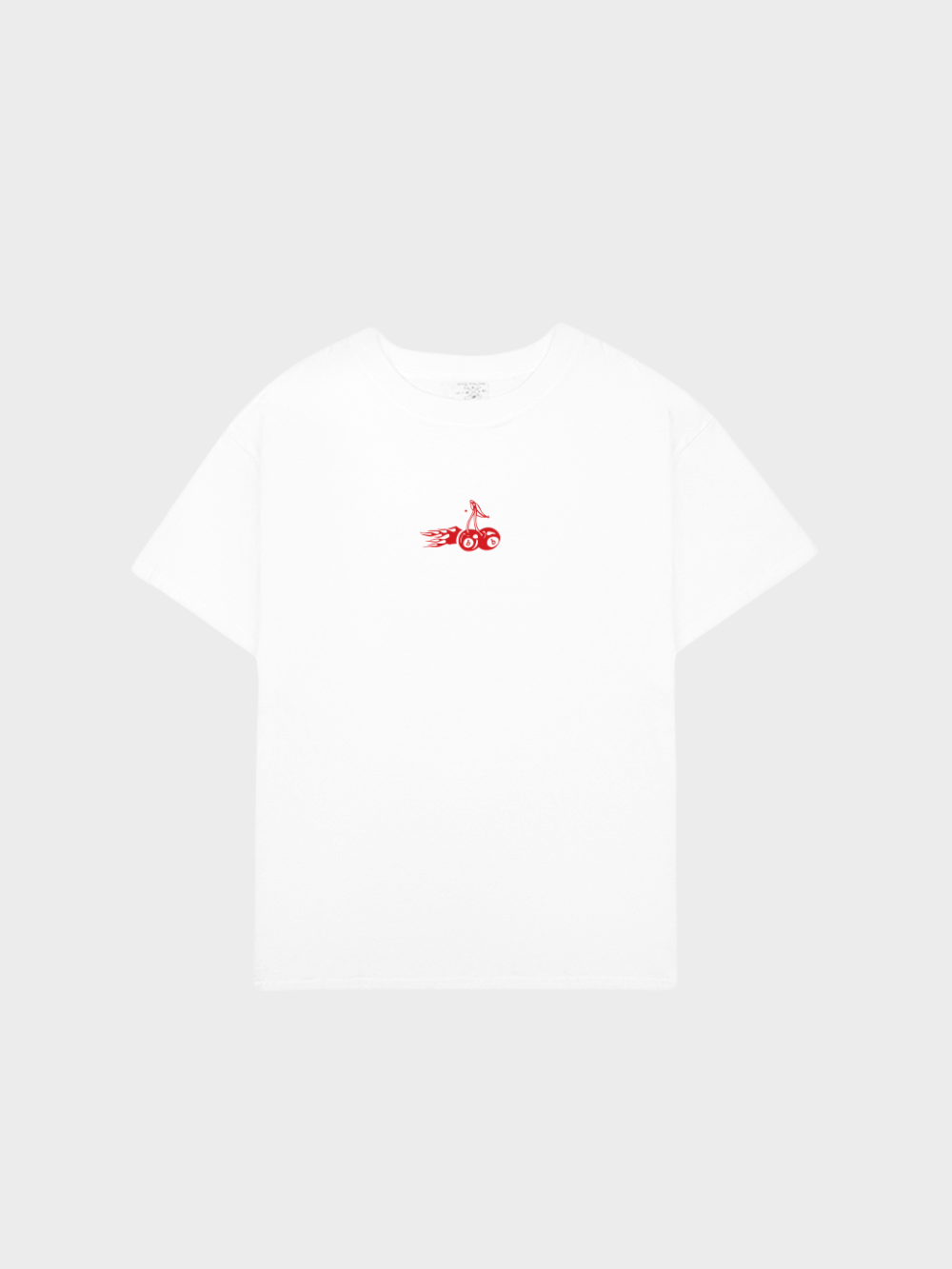 Cherry Gloss Tee - Vintage White