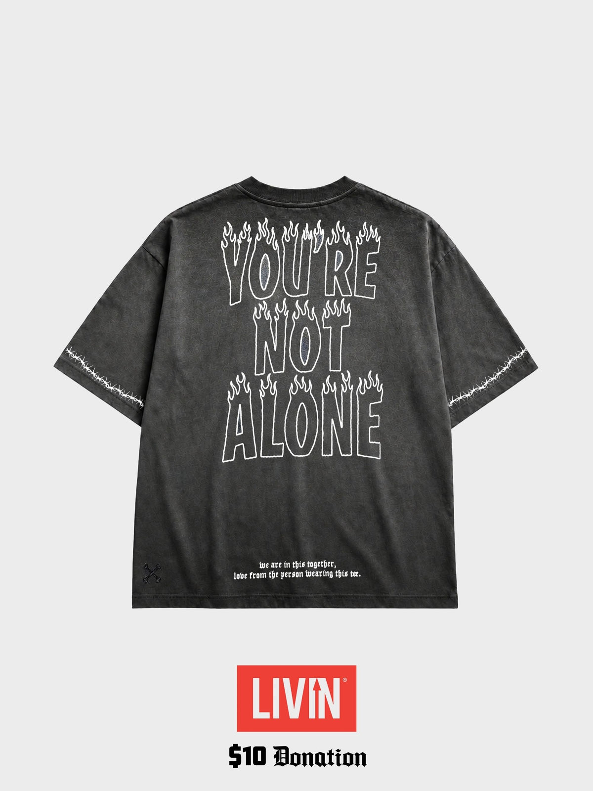 In It Together Tee - Sunfaded Black
