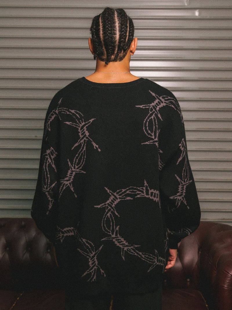 College Dropout Knit - Black/Grey