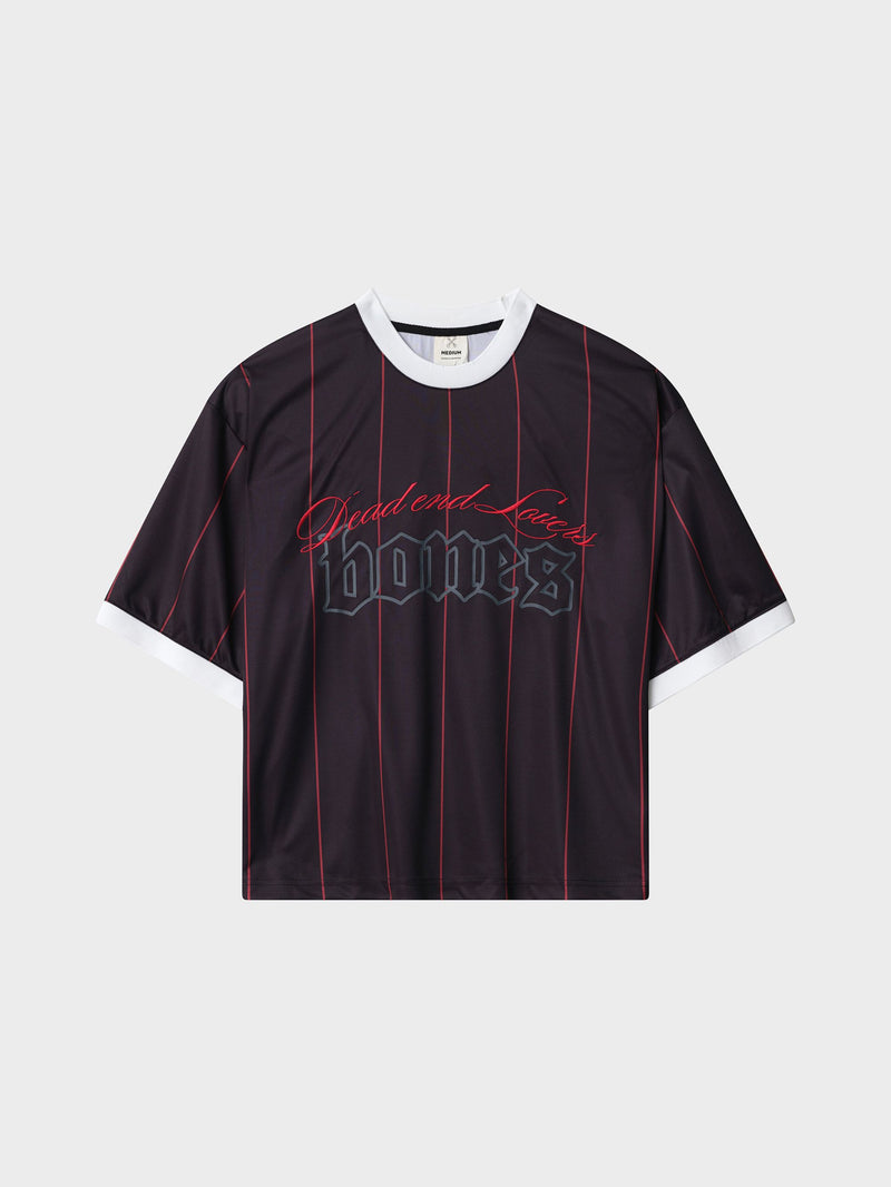 Dead End Pinstripe Jersey - Black