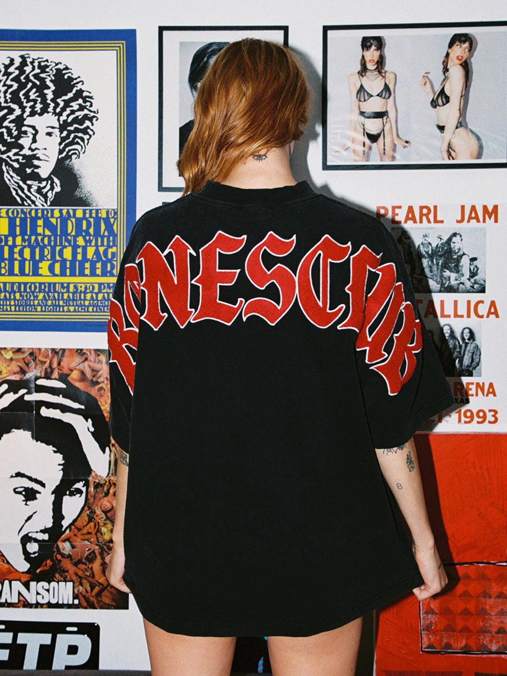 Bones Club Tee - Black/Red