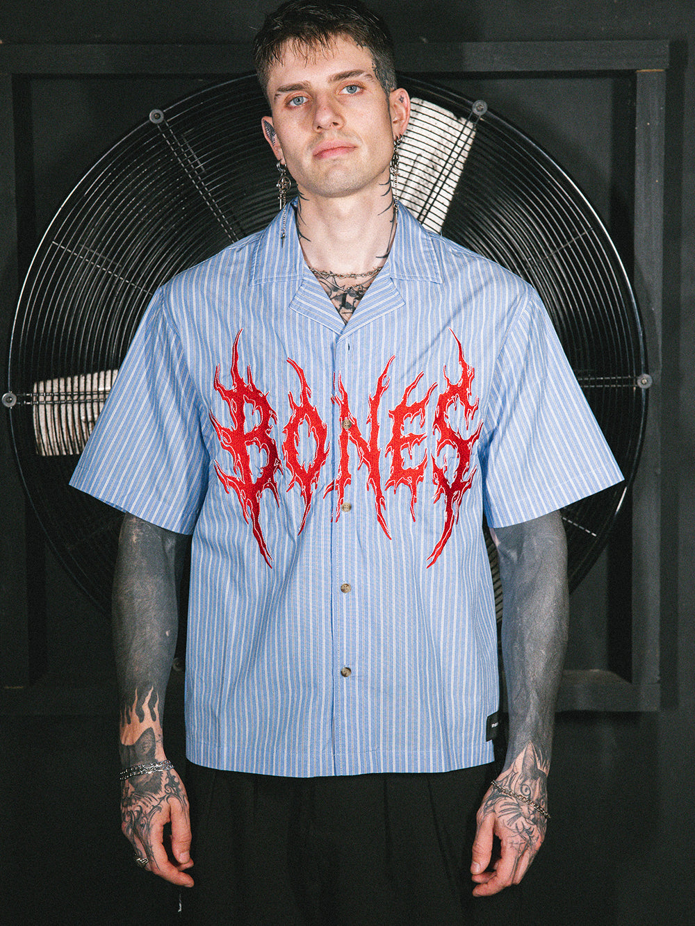 Rocker Striped Bowlo - Blue
