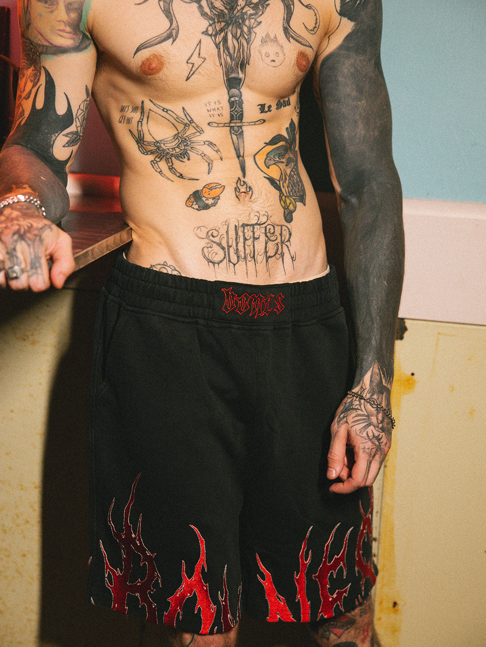 Rocker Jersey Short - Red