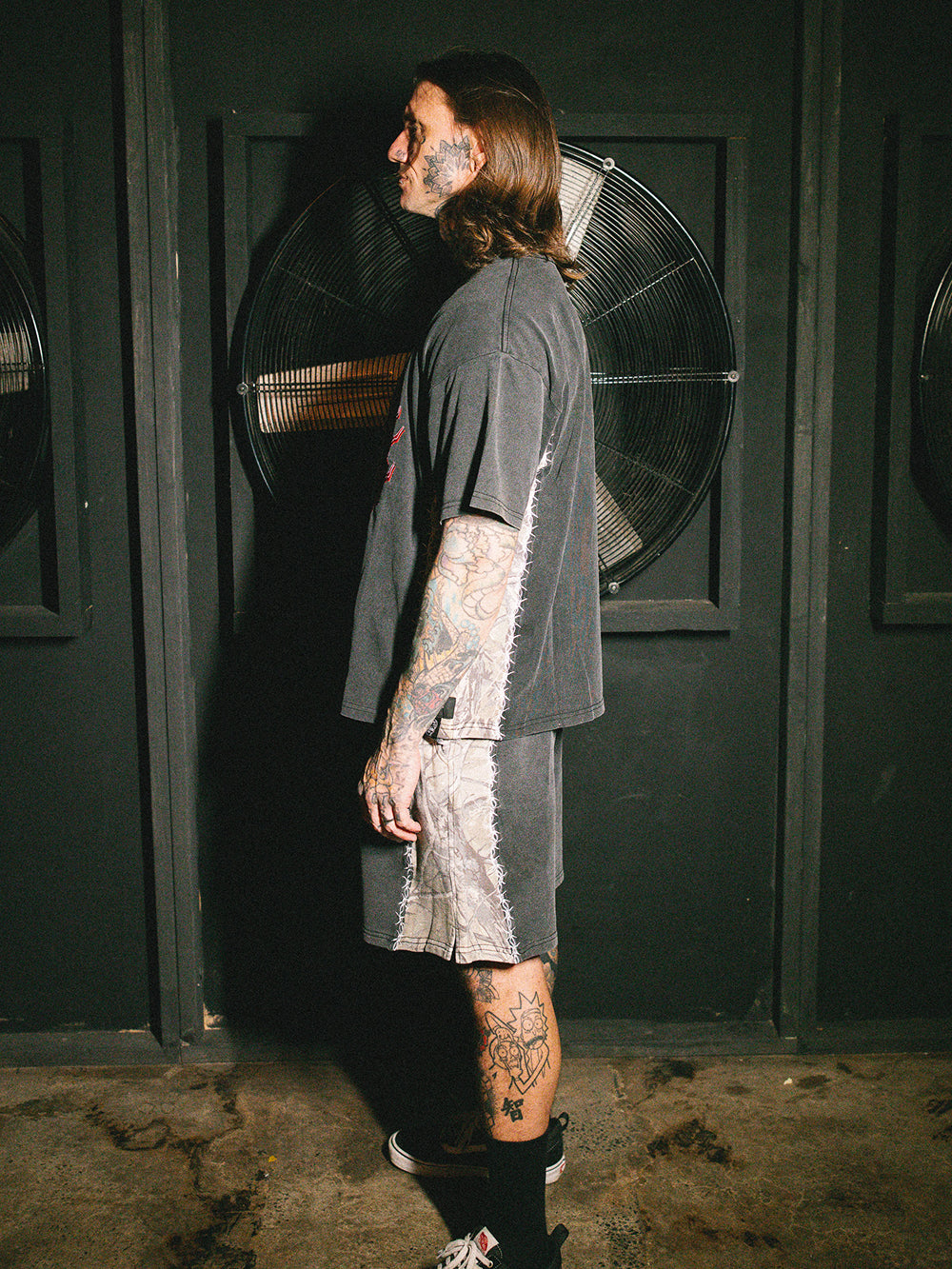 Thorn Camo Shorts - Black/Camo
