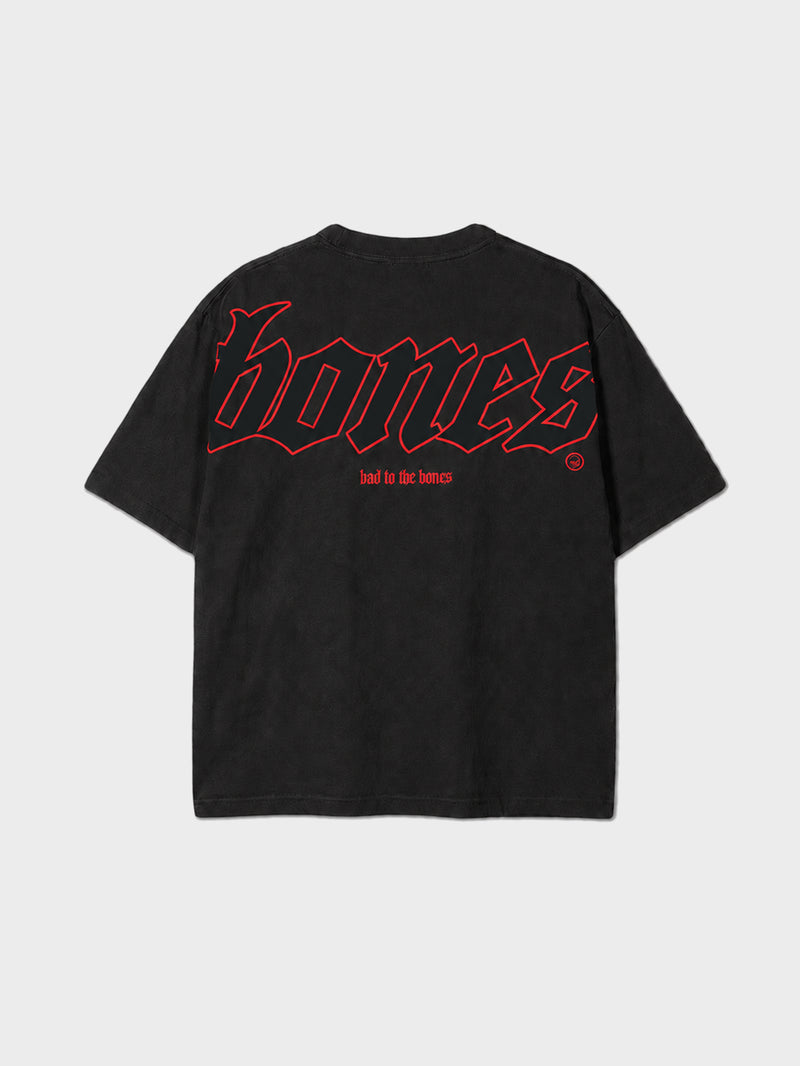 Bones Classic 2.0 Tee - Black/Red