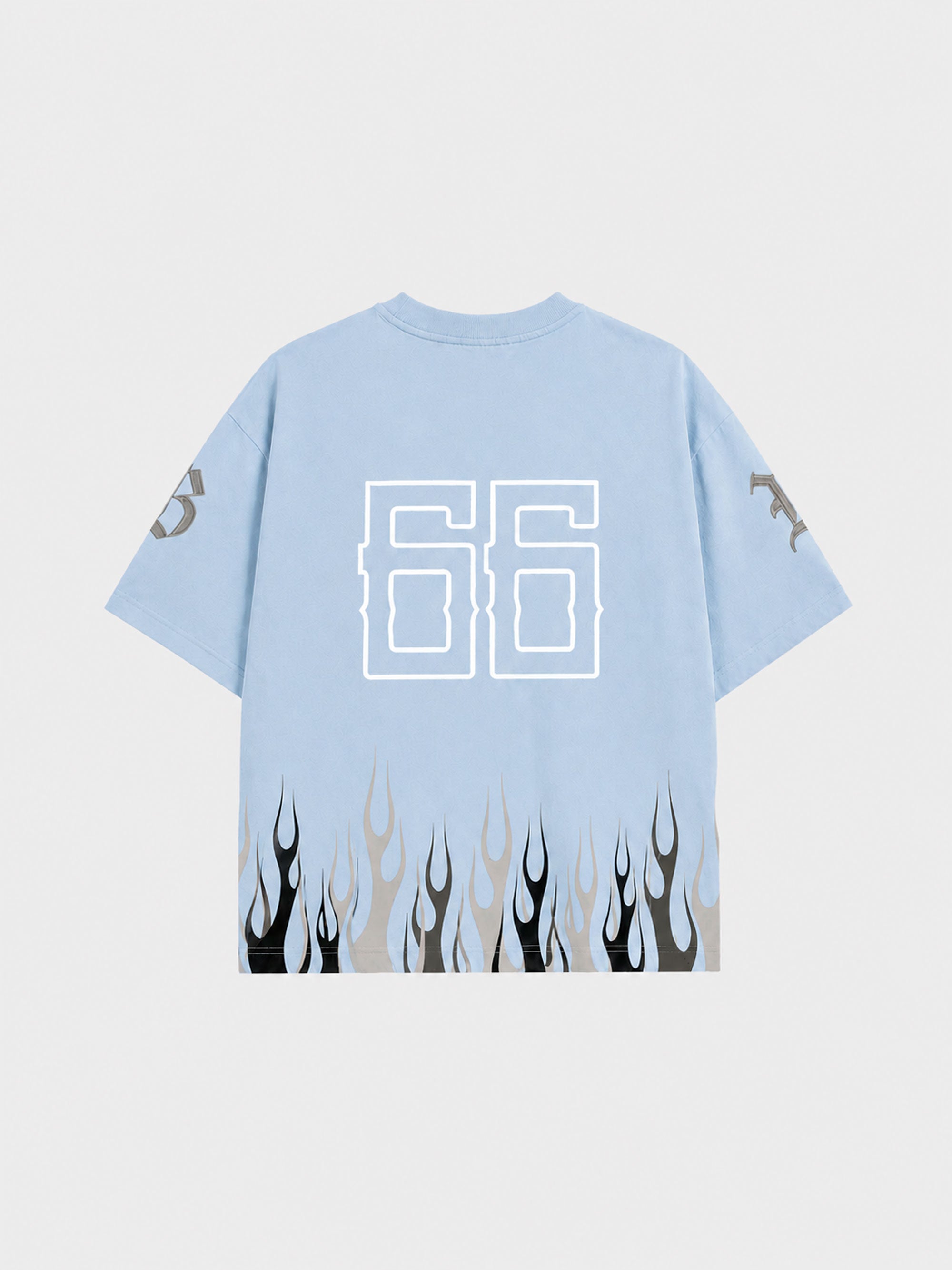 Burner Boxy Tee - Sky Blue