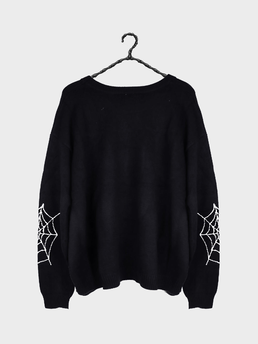 Bones Black Spider Knit