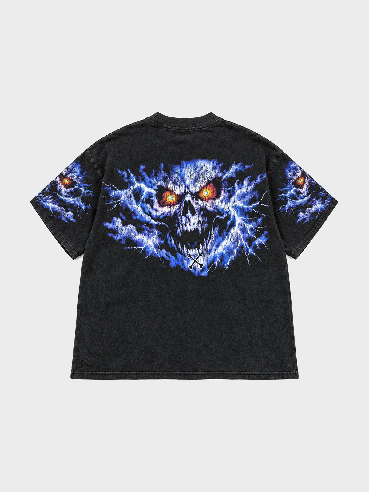 Death Race Tee - Slub Black (back)