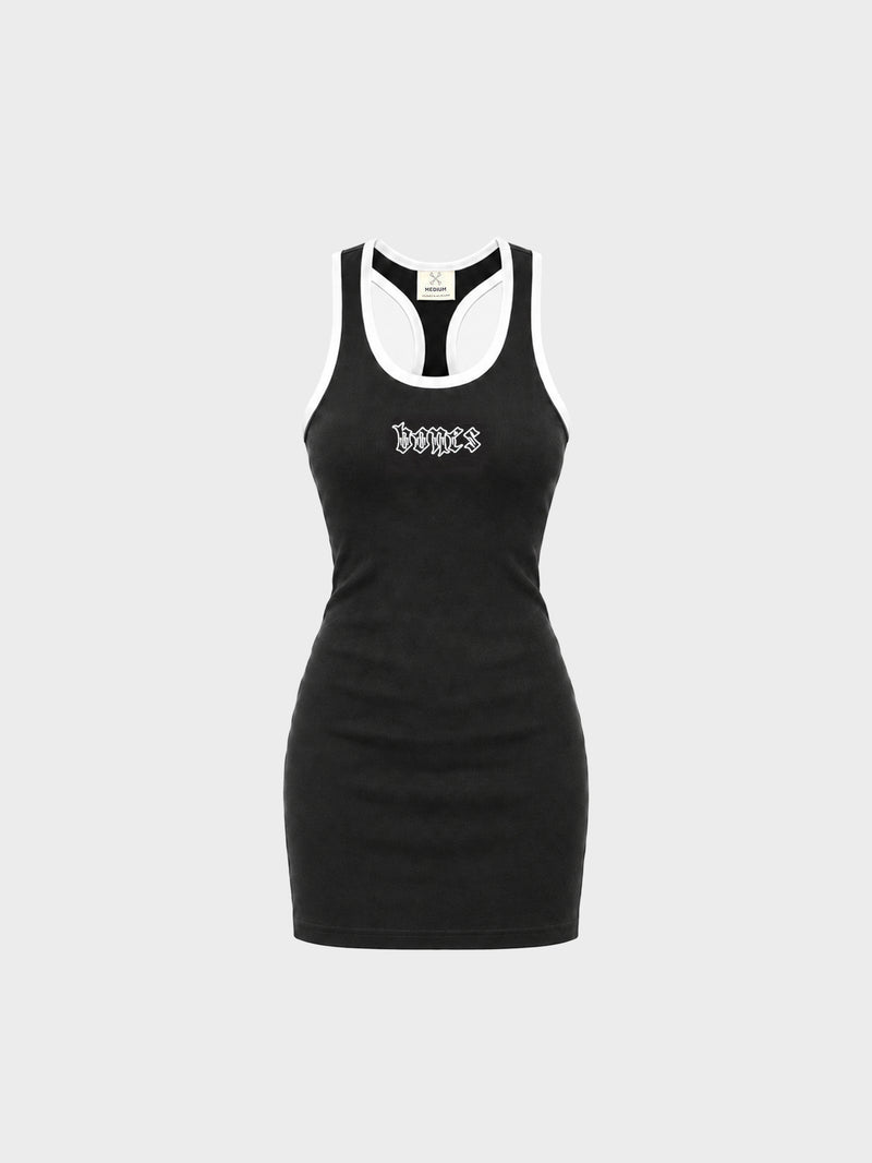 Swingers Slip Dress - Black