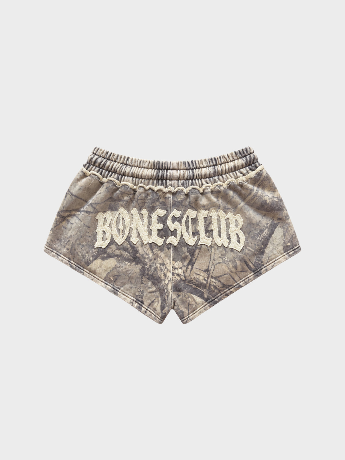 Bones Club Booty Shorts - Treecamo