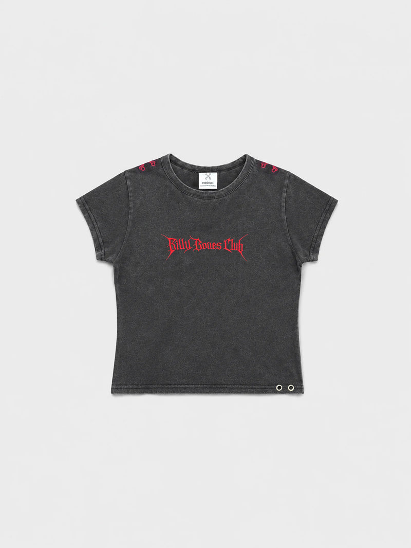 Rocker Baby Tee -  Washed Black