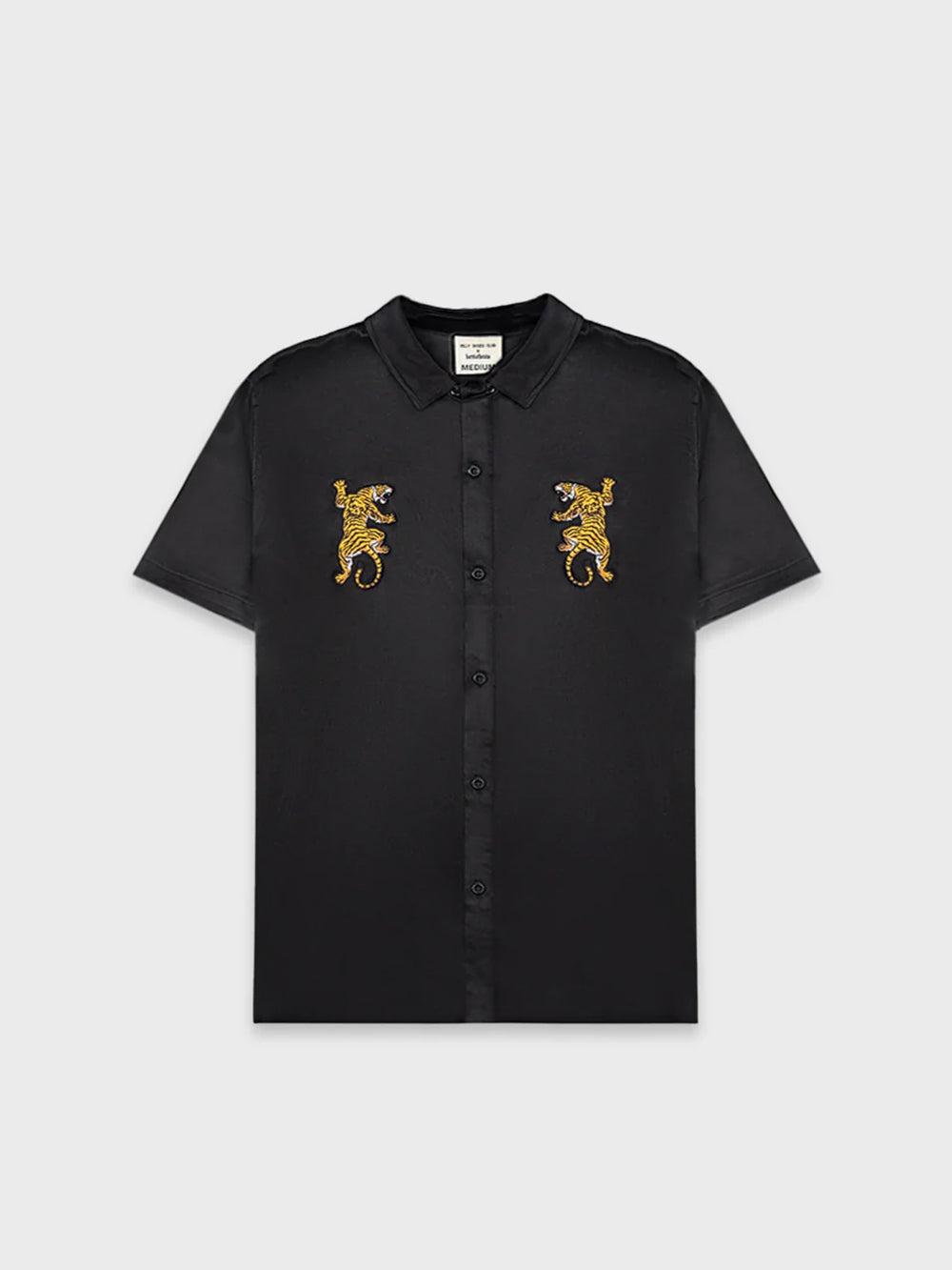 Bernie Bones Tiger Silk Shirt