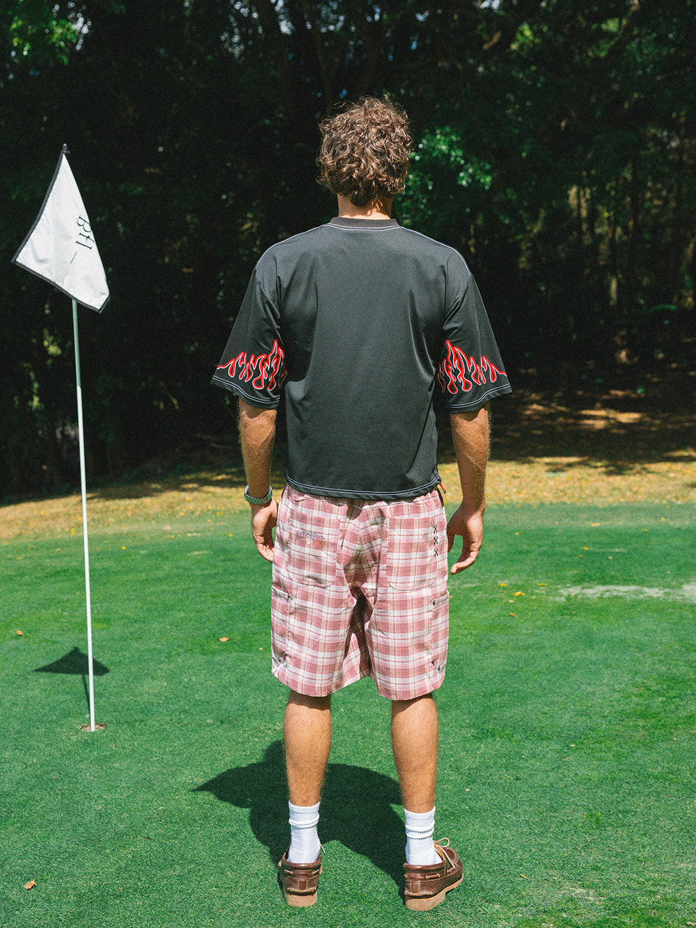 Flamed Swinger Active Tee - Black
