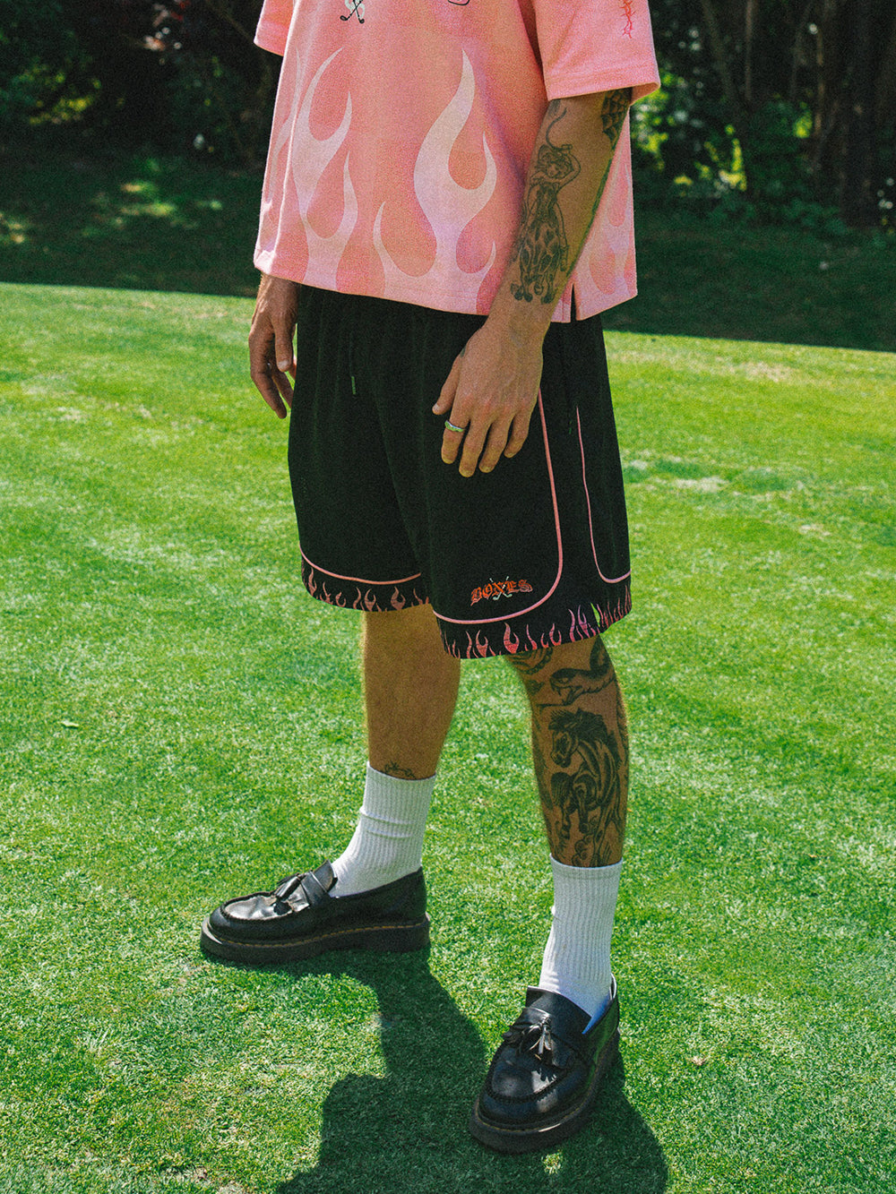 Small Flamed Ballers - Pink