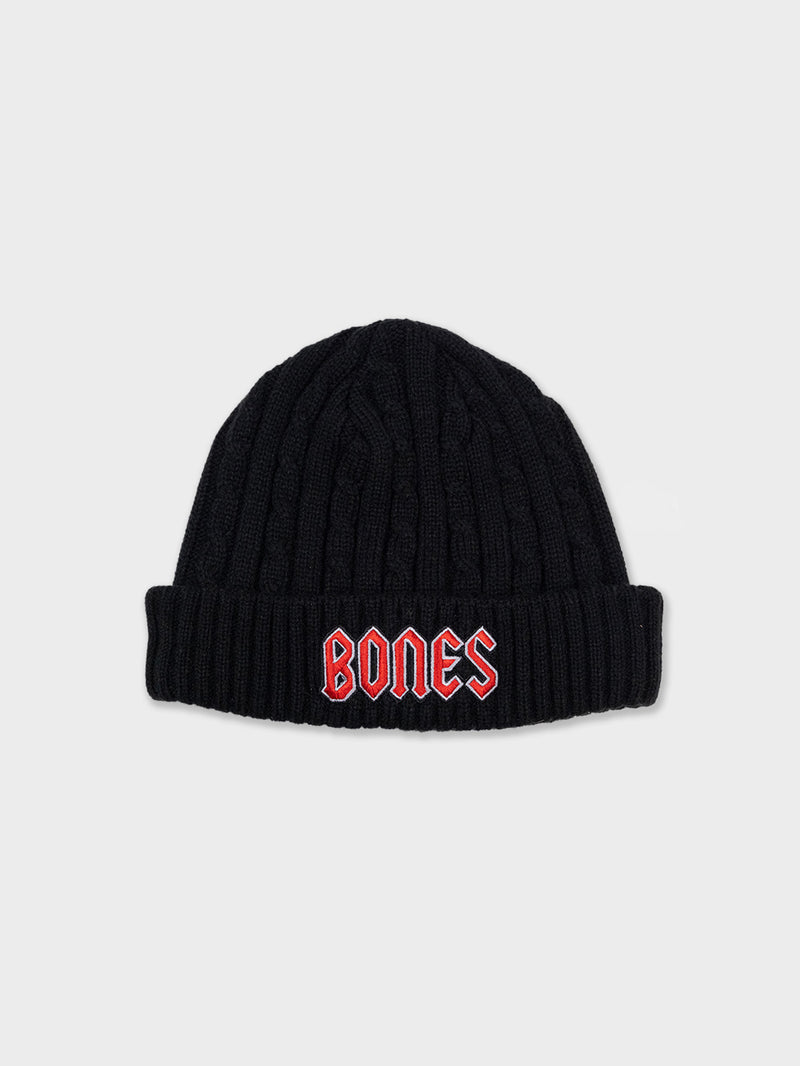 Squealer Fisherman Beanie in Black & Red