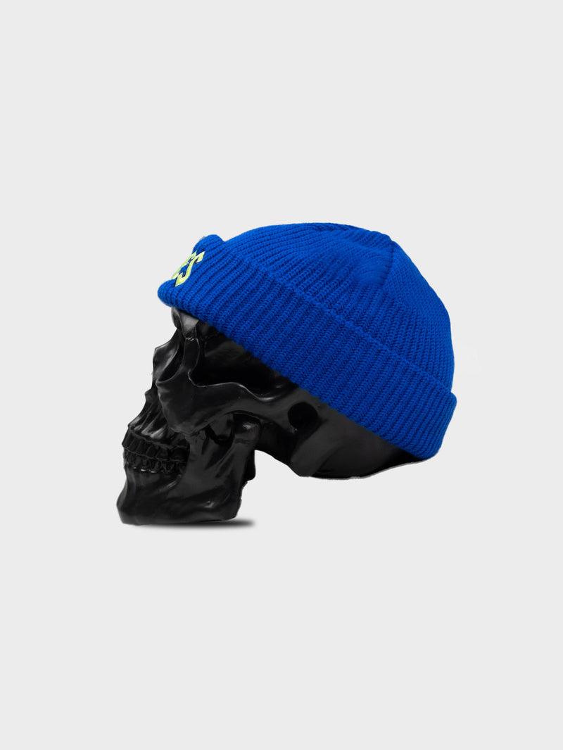 Squealer Rib Beanie in Royal Blue