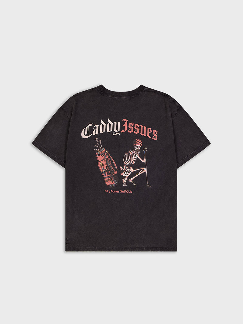 Caddy Issues Tee - Acid Black