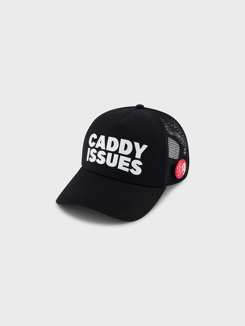 Caddy Issues Mesh Trucker Cap - Black