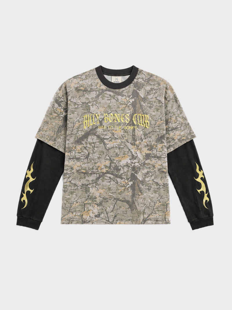 Commando Layered Tee - Bush Camo