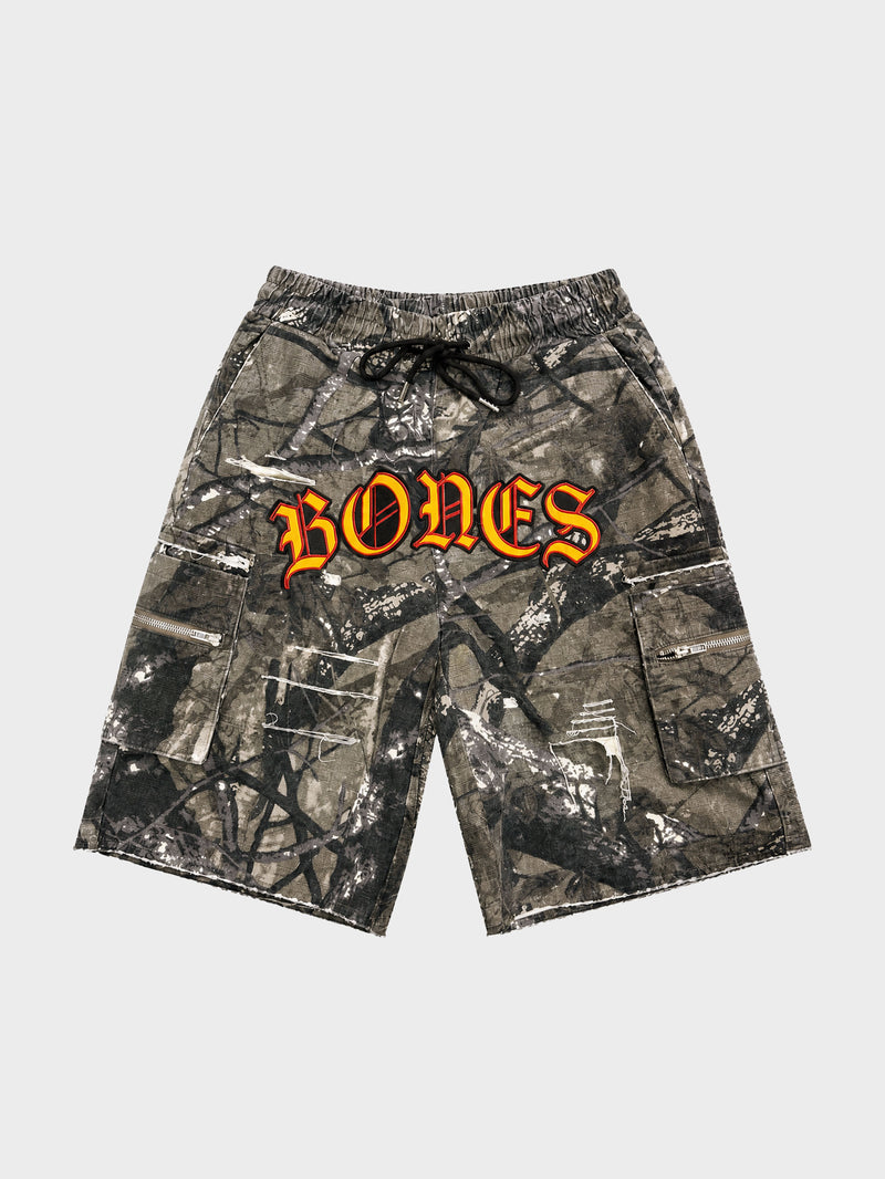Gothic Cargo Shorts 2.0 - Alpine Camo