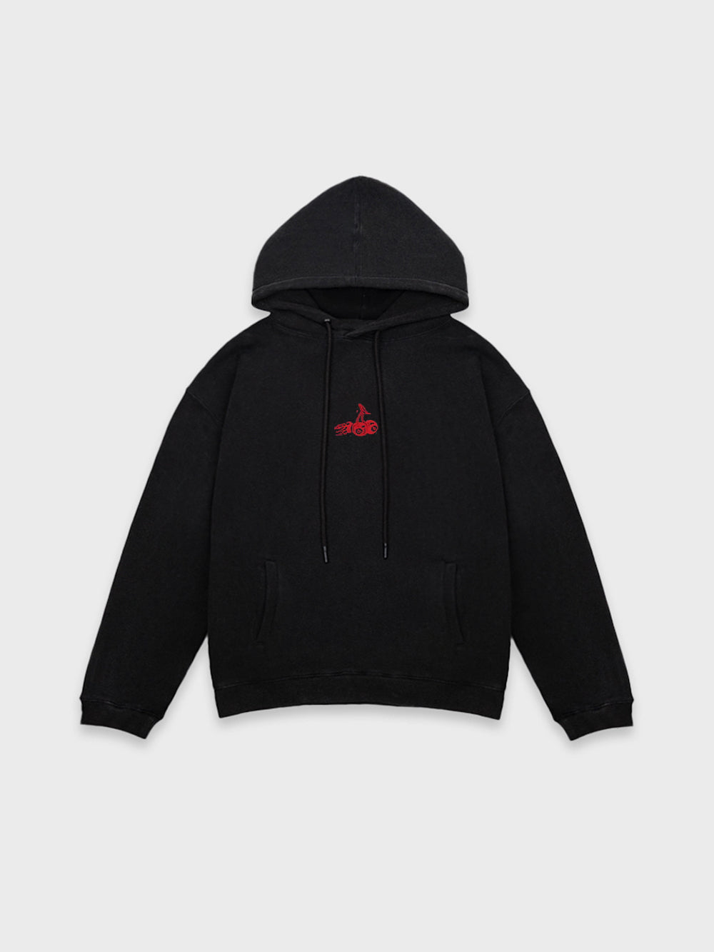 Cherry Gloss Hoodie - Washed Black