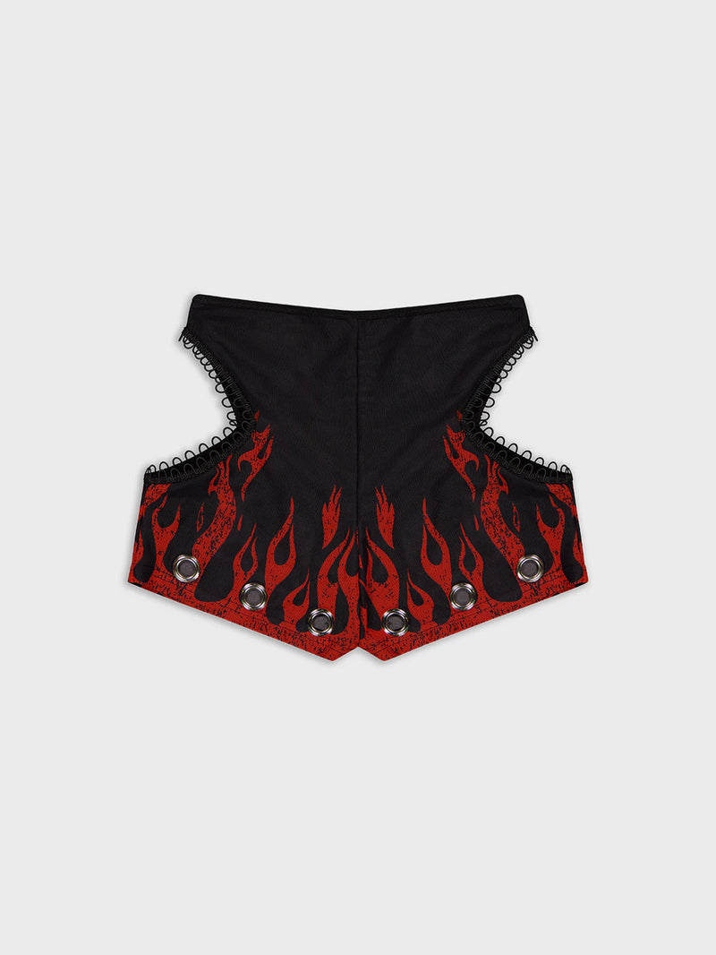 Firestarter Festival Shorts - Black/Red