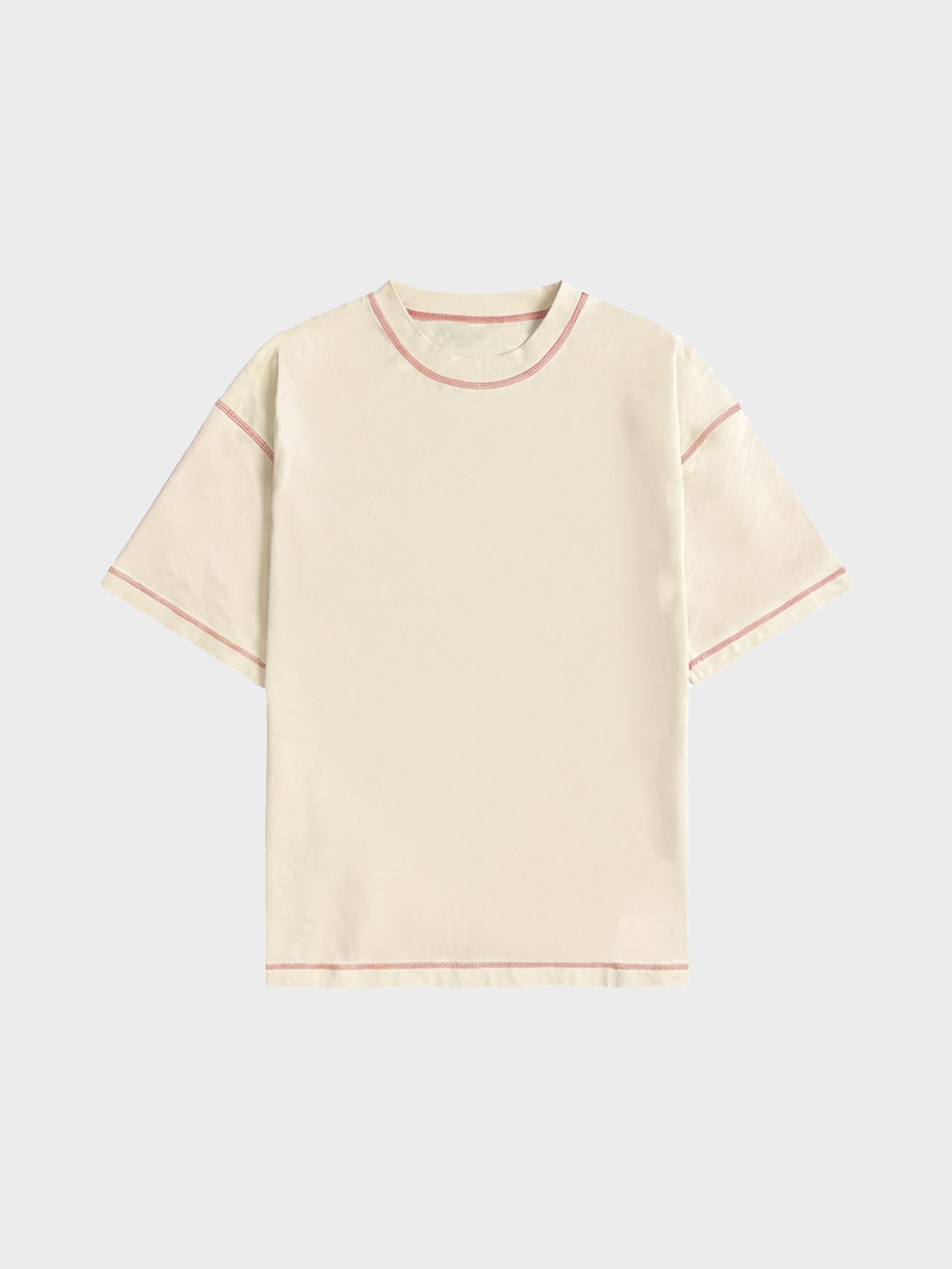 Epoch Blank Tee - Contrast Cream