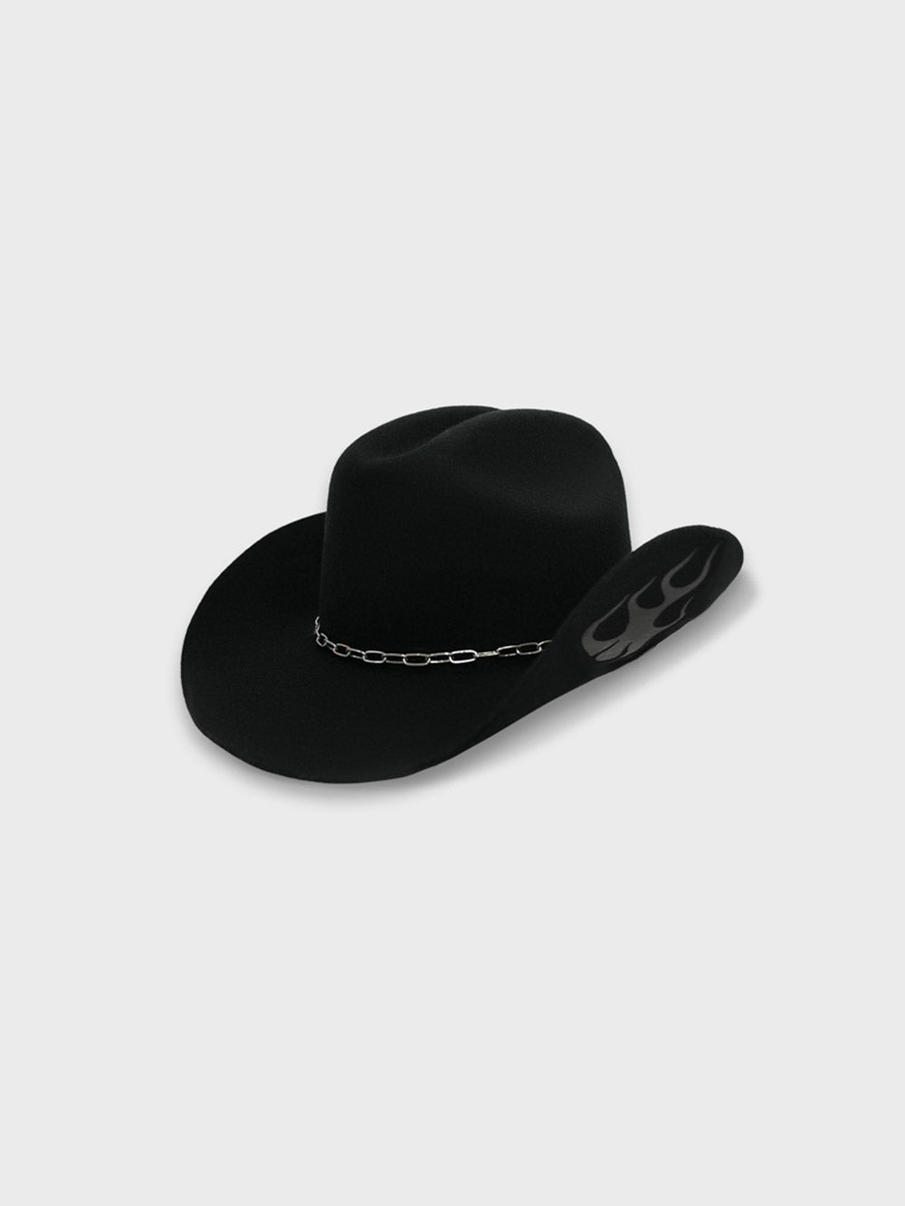 Blazed Cowboy Hat - Black