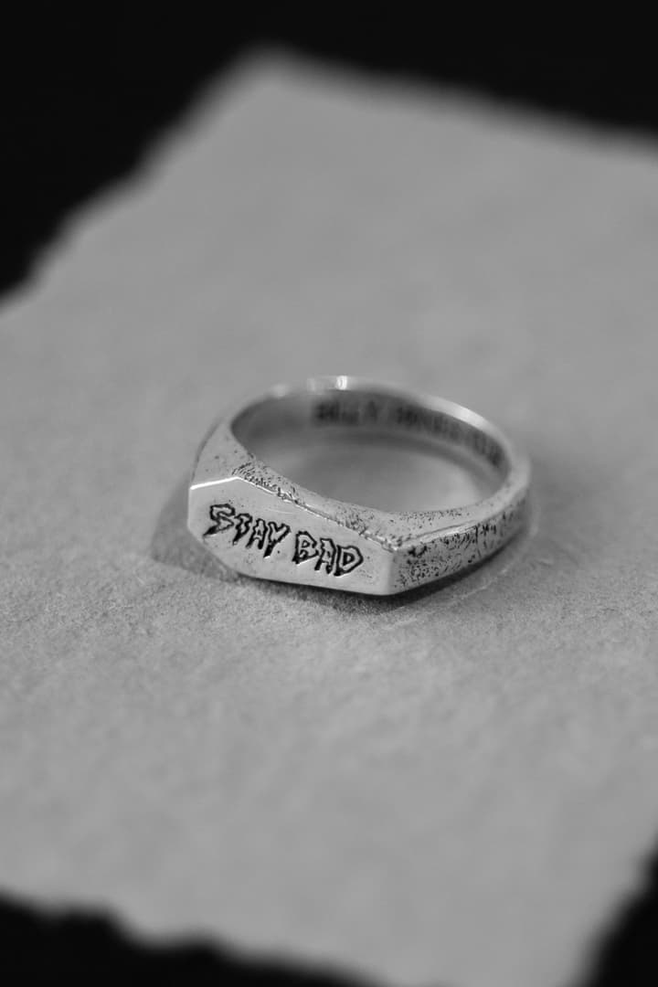 Merchants x Bones Lil Baddy Ring - Silver