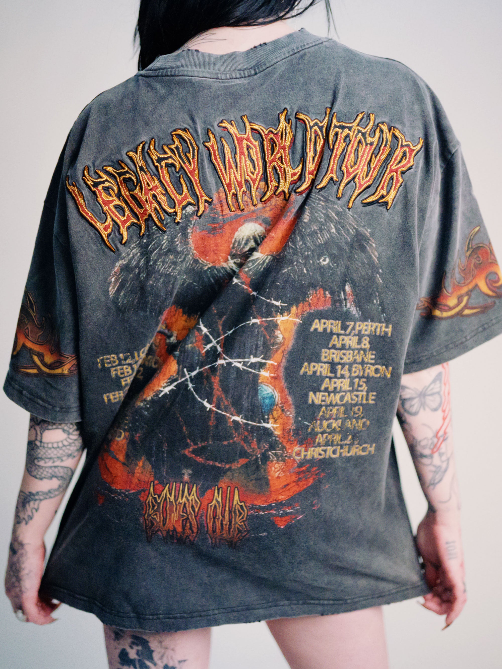 Legacy World Tour Tee - Washed Black