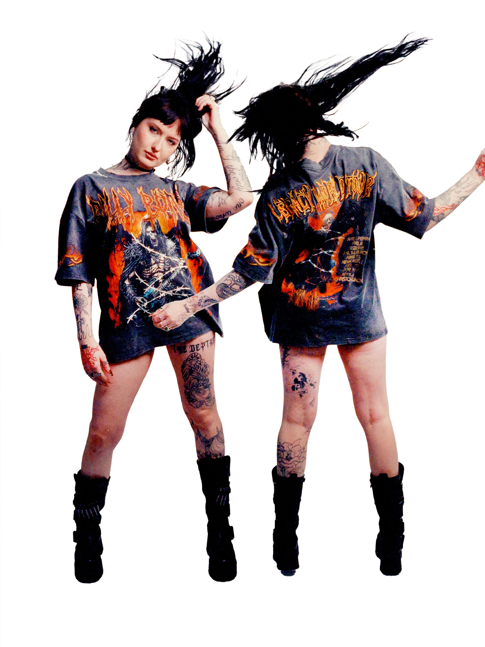 Legacy World Tour Tee - Washed Black