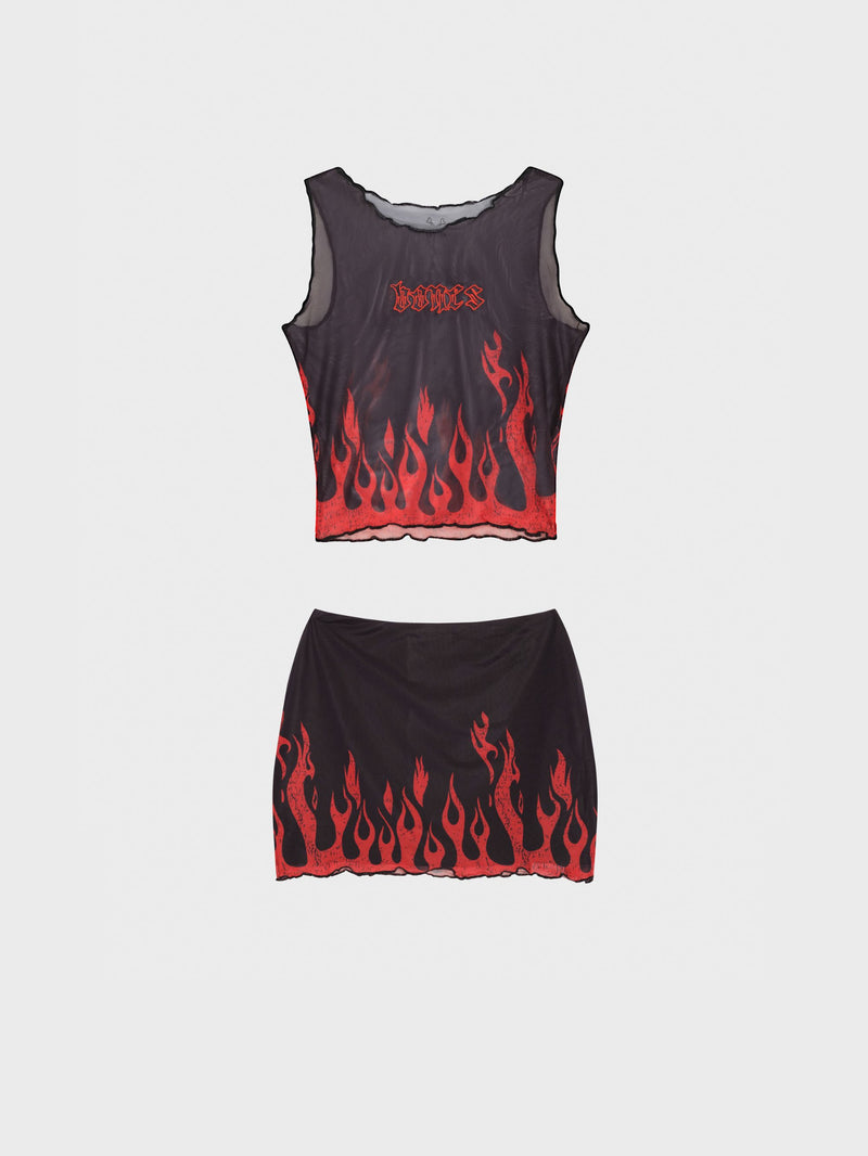 Burner Mesh Set - Black/Red
