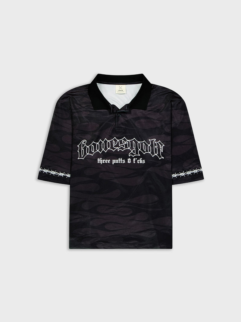 Three Putts Polo - Black