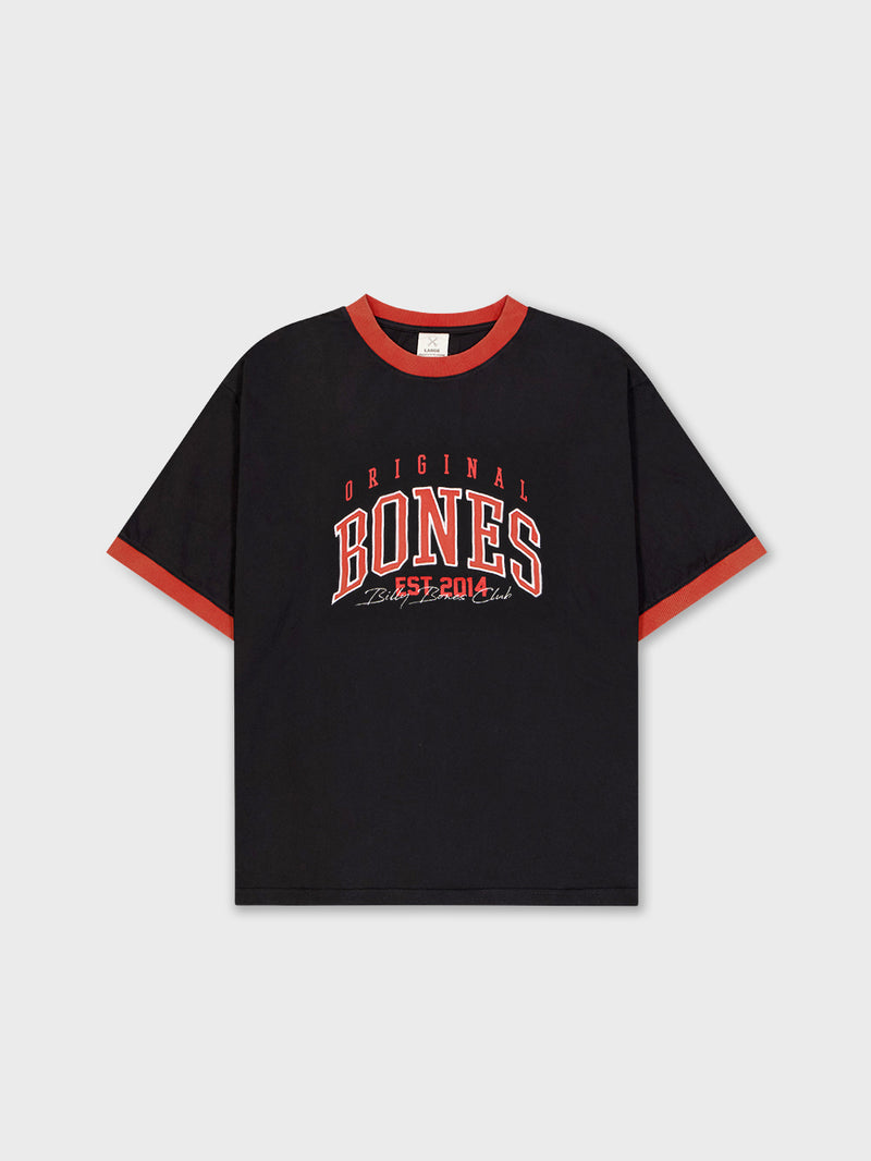 False Start Ringer Tee - Washed black