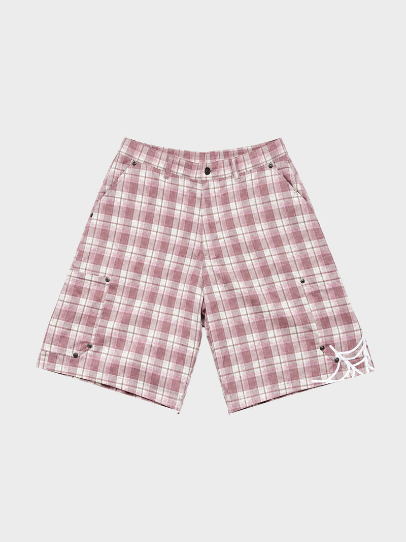 Swingers Plaid Shorts - Pink