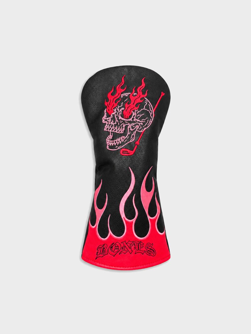 Birdie Golf Headcover - Black/Pink