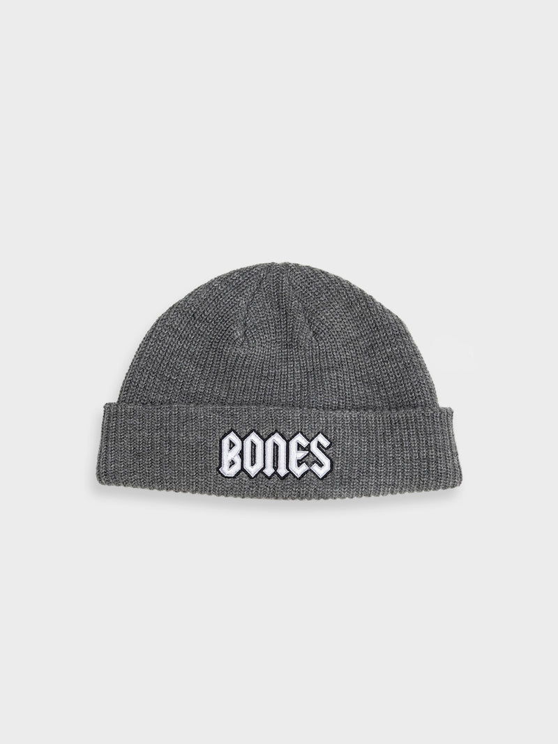 Squealer Rib Beanie in Grey