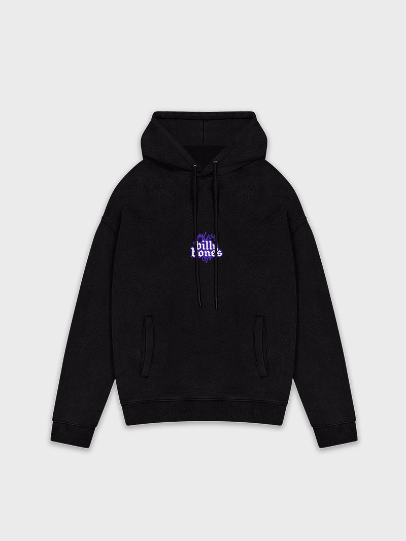 Burning Glow Hoodie - Vintage Black