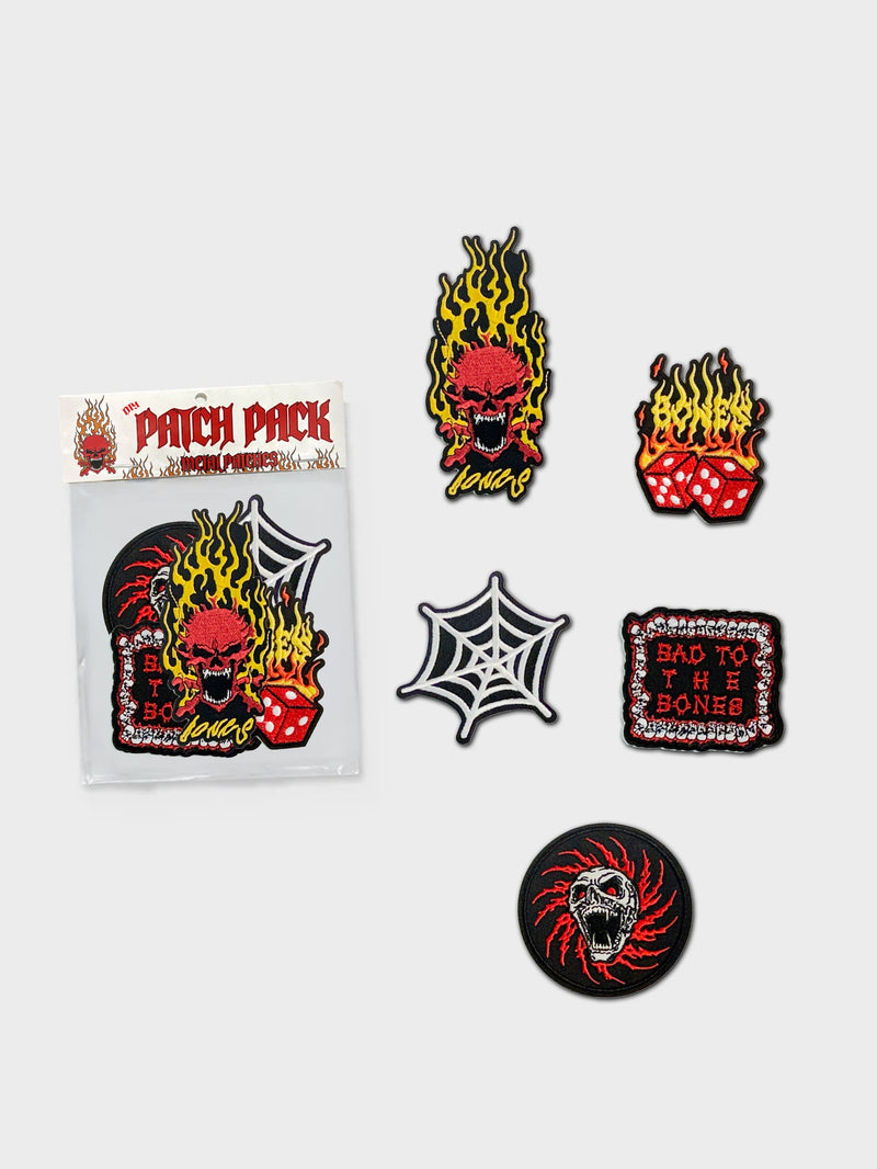 Billy Bones Club Metal Patch Pack