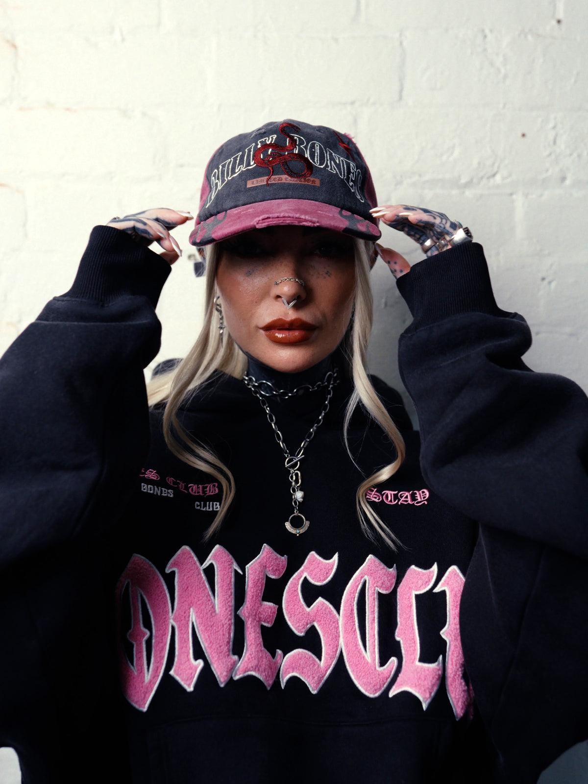 Serpent Machine Cap - Washed Red