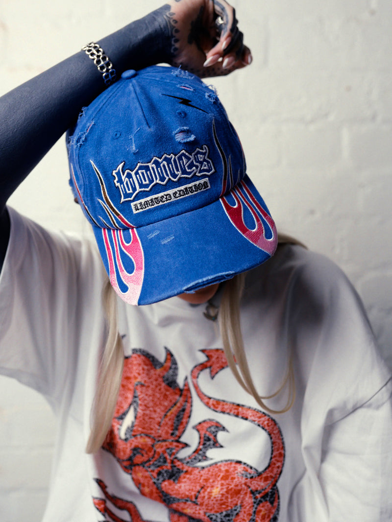 Hot Head Cap - Washed Blue