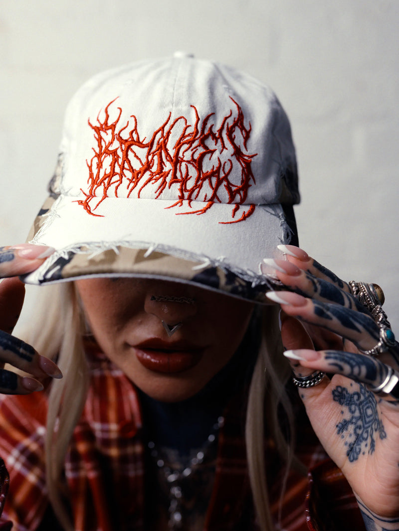Rocker Thorn Cap - White
