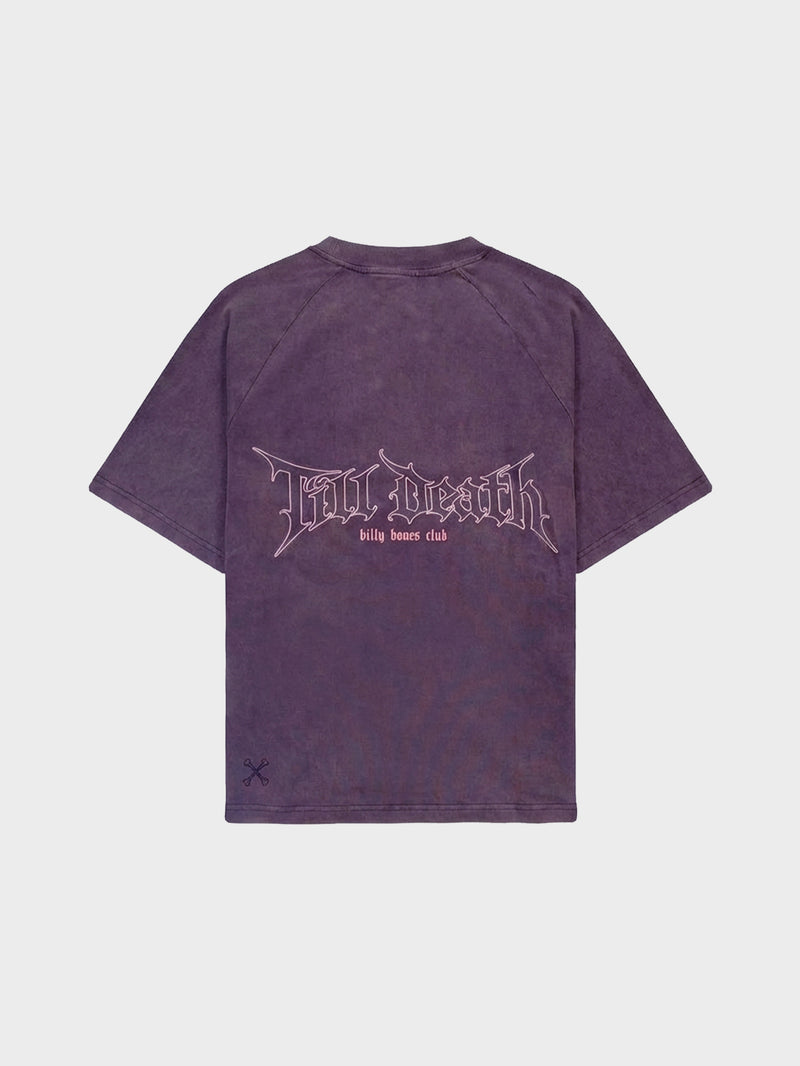 Endless 2.0 Contrast Stitch Tee - Washed Purple