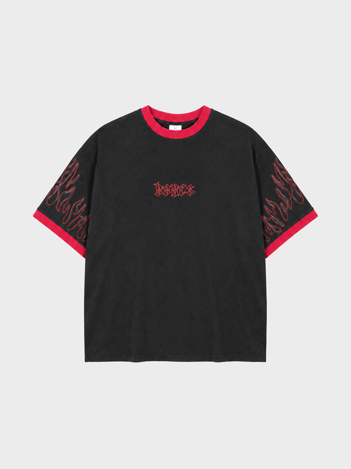 Flamed Steeze Tee - Black