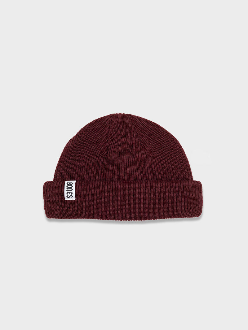 Low Key Docker Beanie in Burgundy