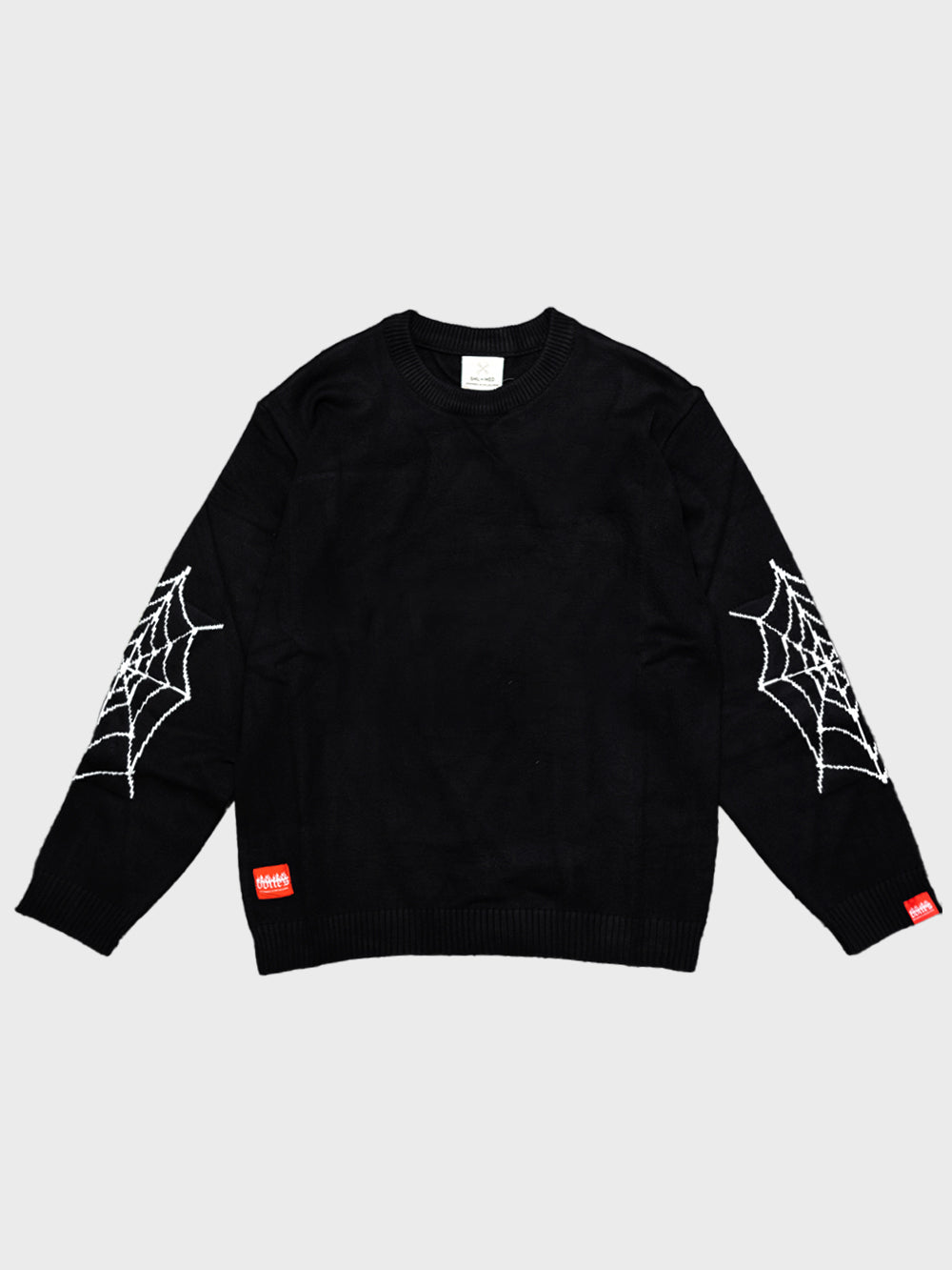 Bones Black Spider Knit