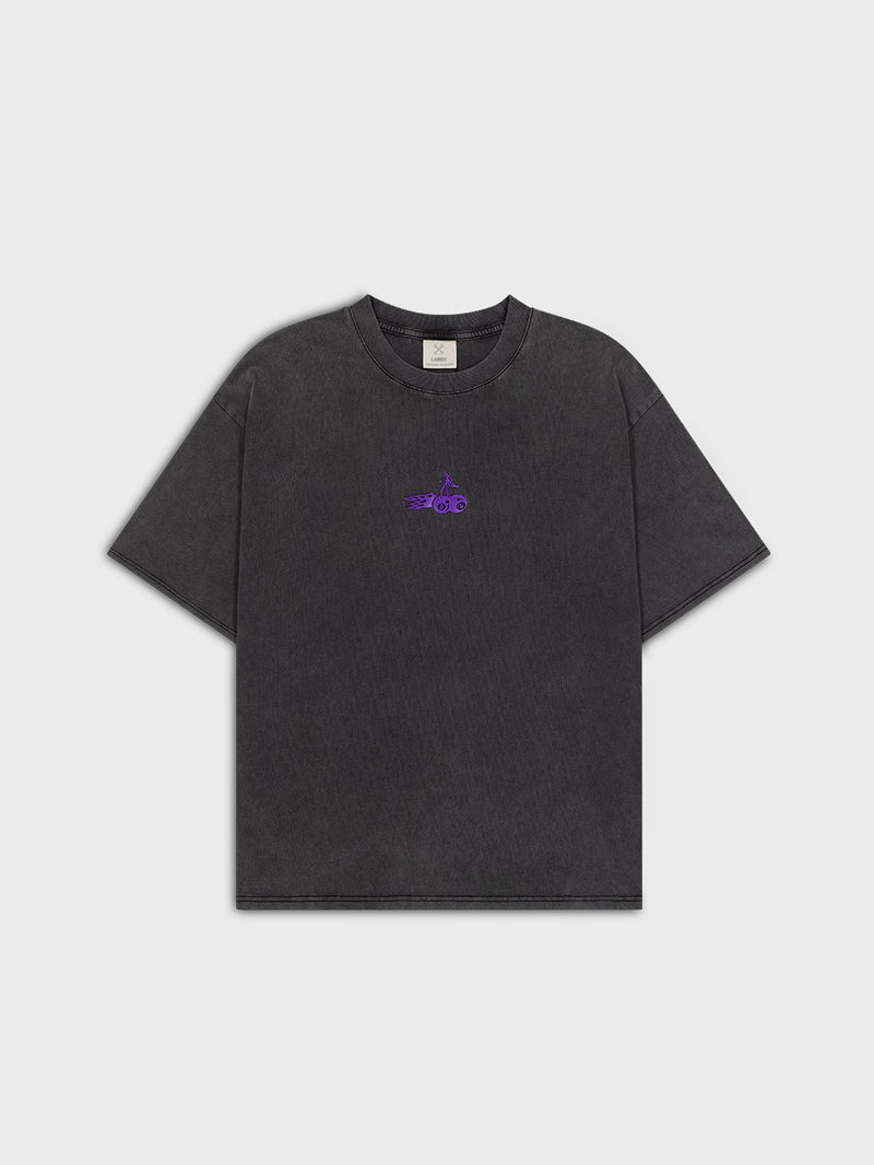 Cherry Gloss Tee - Washed Black
