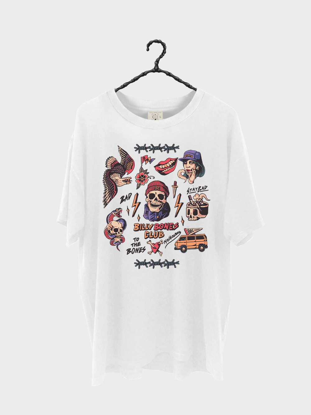 Flash Club Tee - Vintage White